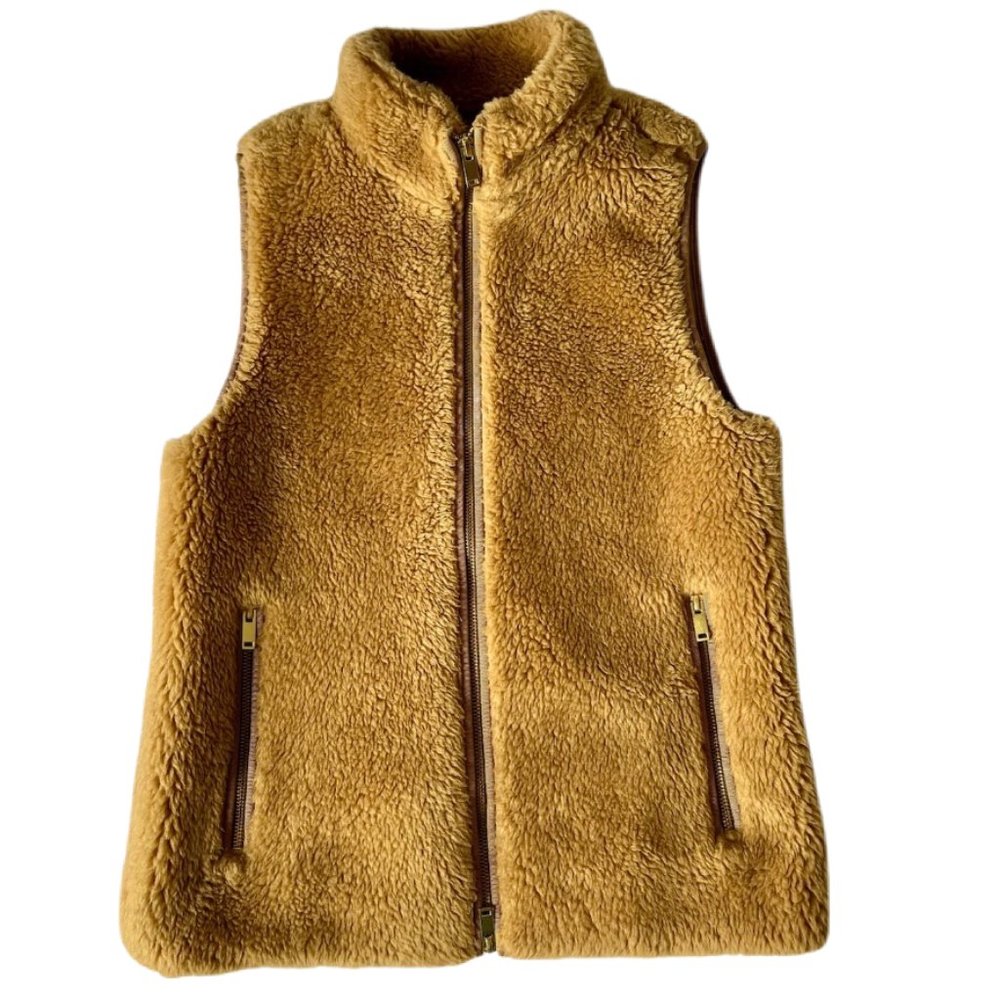 J.Crew Faux Fur Shearling Vest – Sz XXS